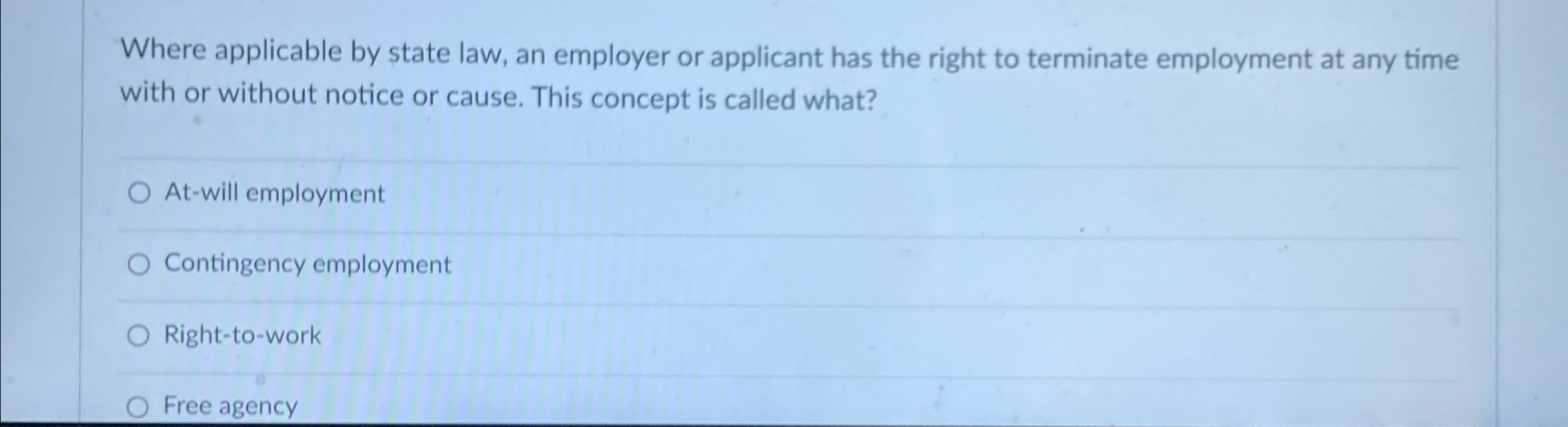 Solved Where applicable by state law, an employer or | Chegg.com