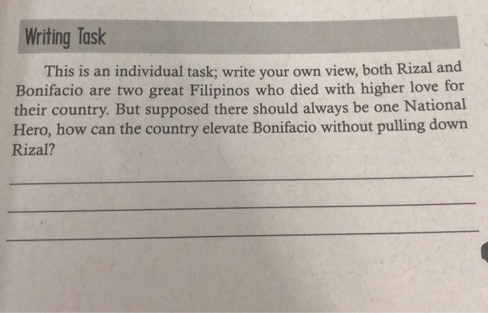 Solved Writing Task This is an individual task; write your | Chegg.com