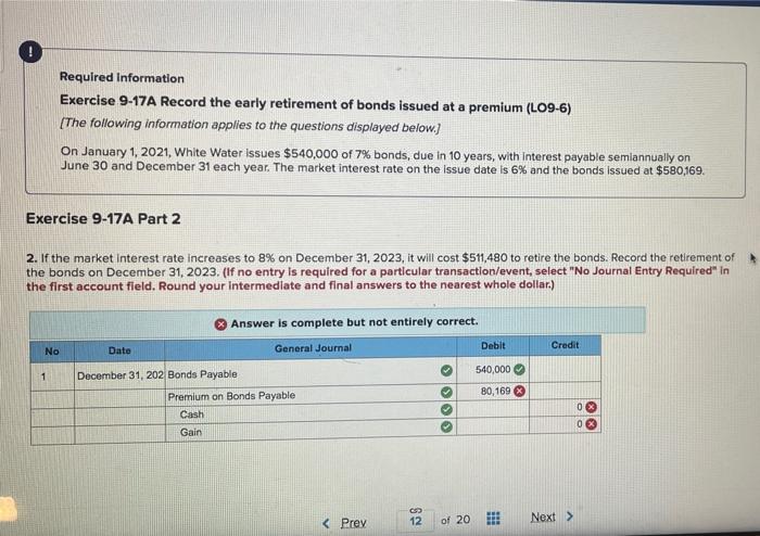 Solved correct for the work you have completed so far. It | Chegg.com