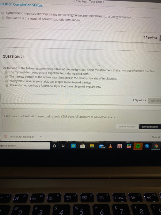 Solved Take Test: Test Unit 4 muestion Completion Status: | Chegg.com