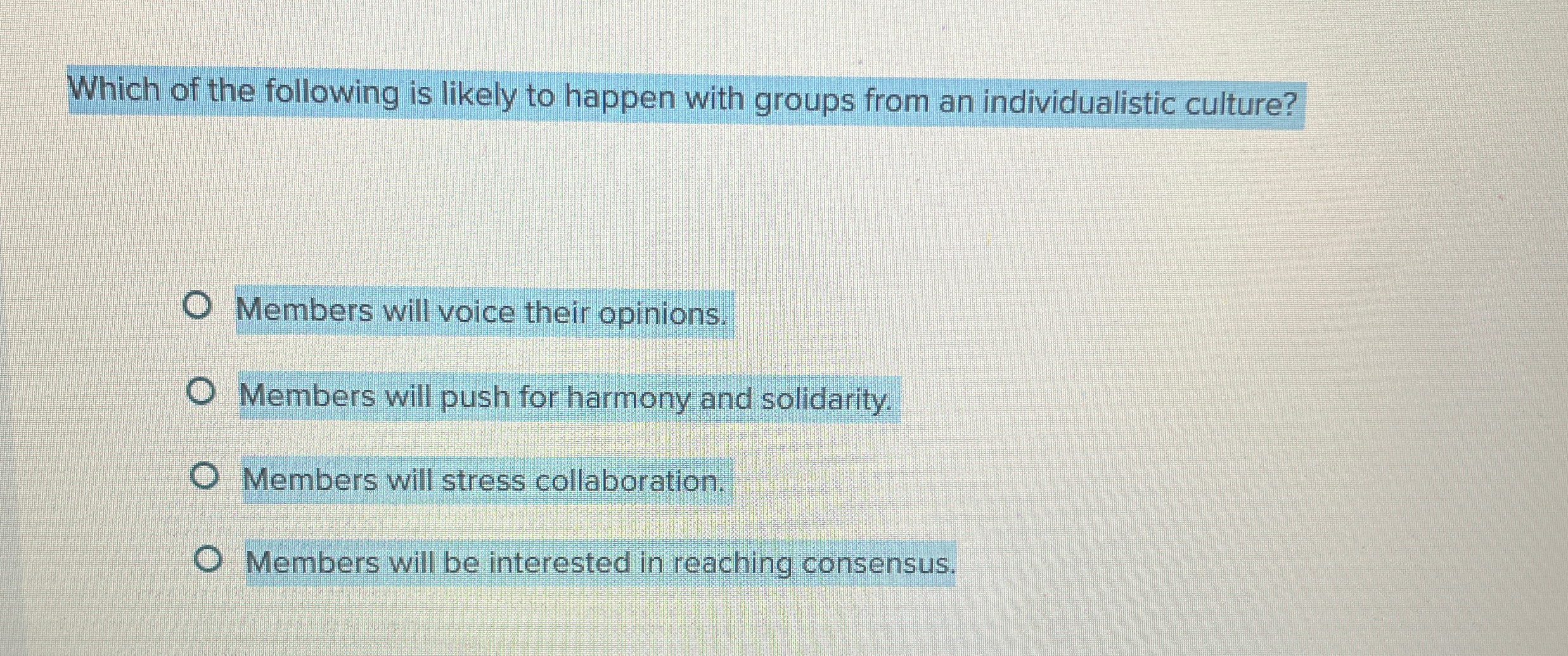 Solved Which of the following is likely to happen with | Chegg.com