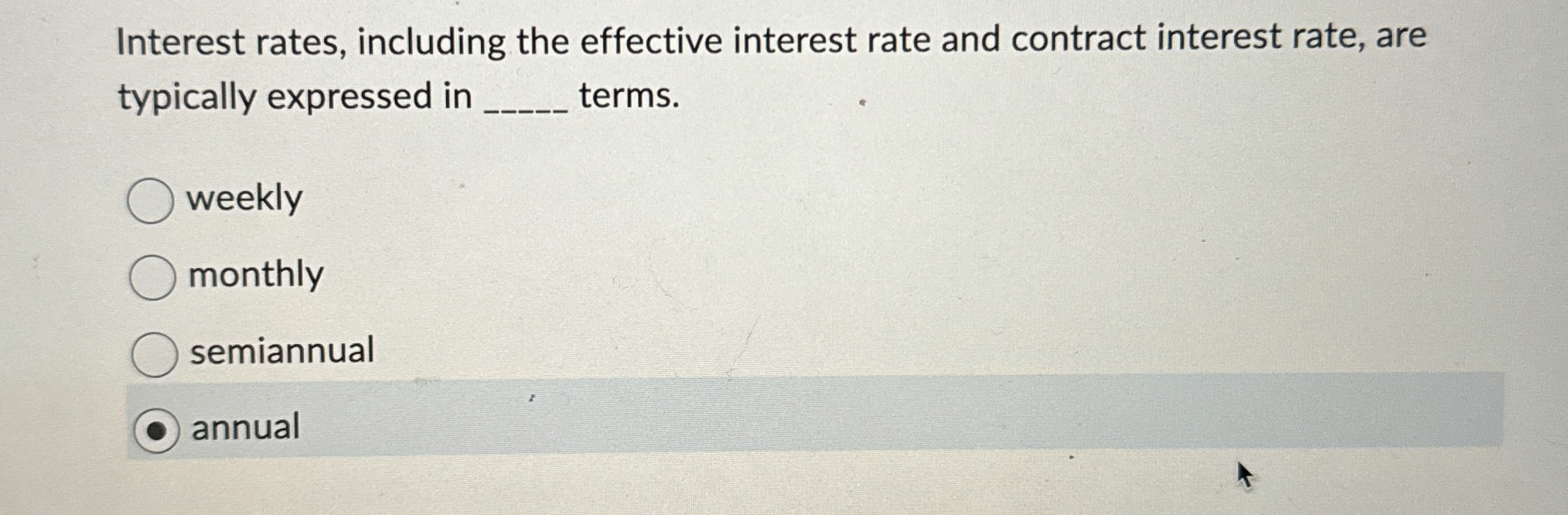 Solved Interest rates, including the effective interest rate | Chegg.com