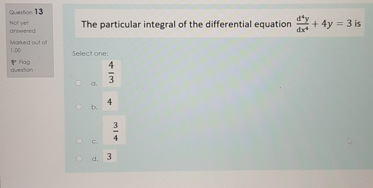 Solved can anyone solve this differential equation I'll | Chegg.com