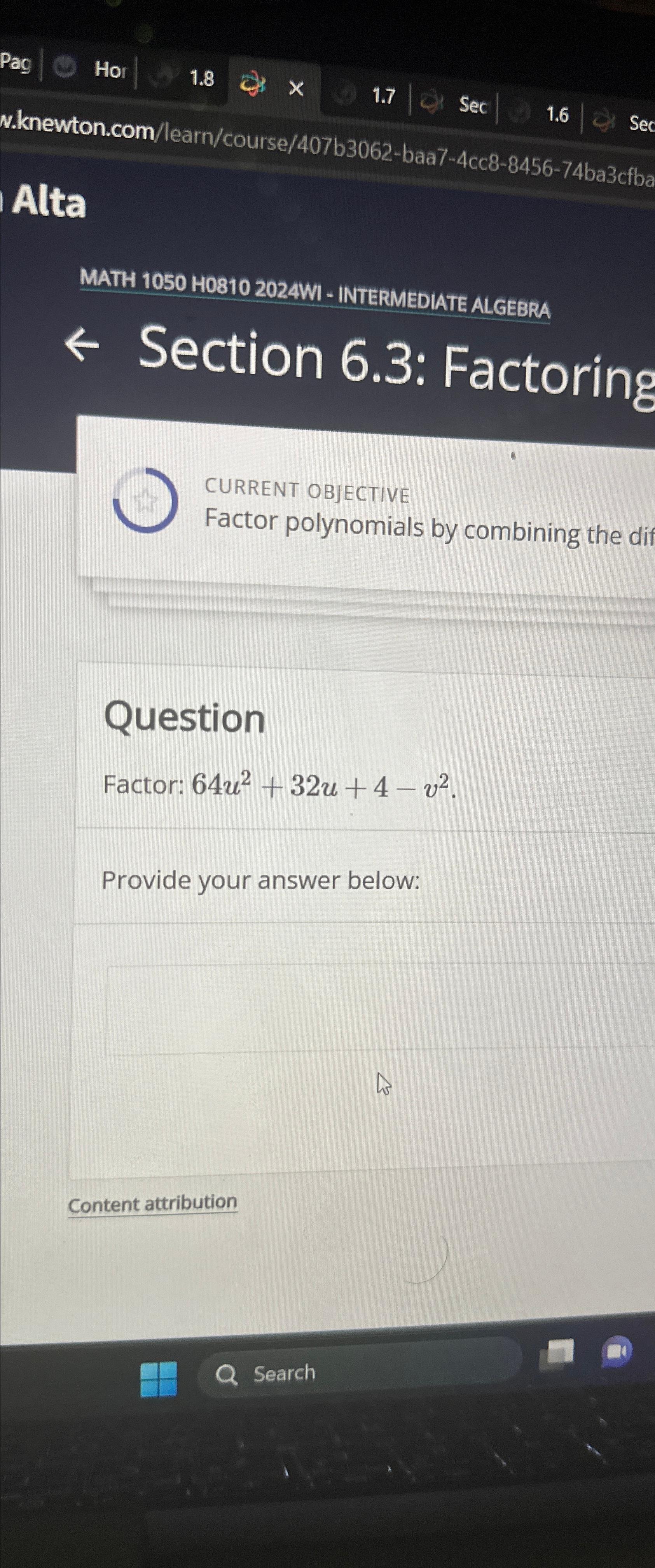 Solved Question | Chegg.com