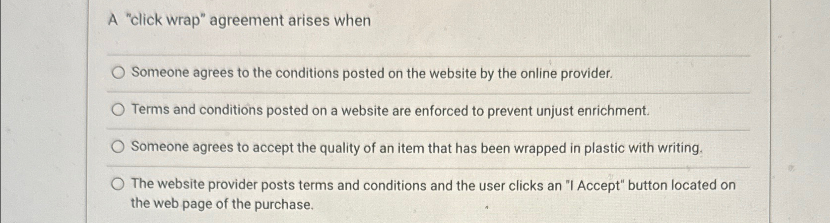 solved-a-click-wrap-agreement-arises-whensomeone-agrees-to-chegg