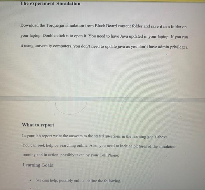 Solved Physics Lab 7: Rotation and Torque This experiment is | Chegg.com