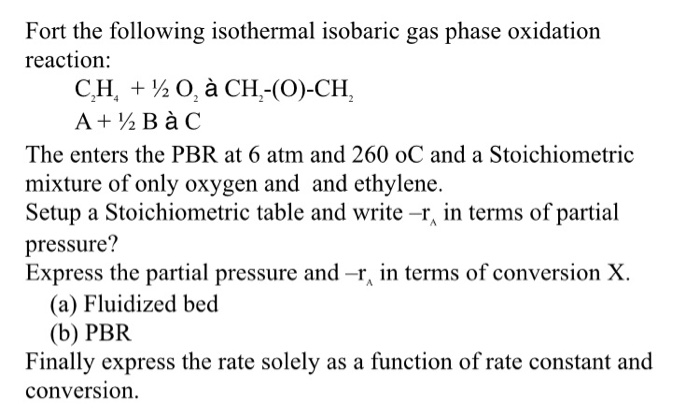 Solved Probtem 1 The elementary reversible reaction 2A B à B | Chegg.com