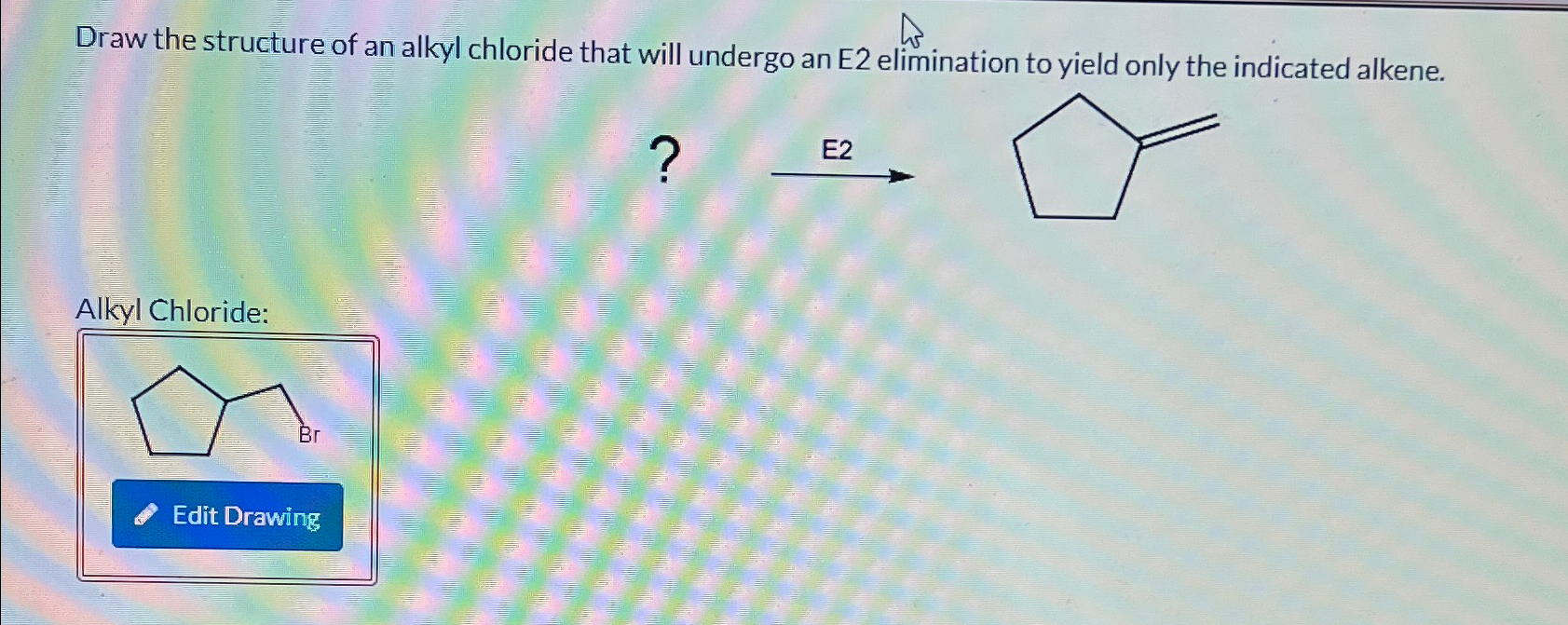 Draw the structure of an alkyl chloride that will | Chegg.com