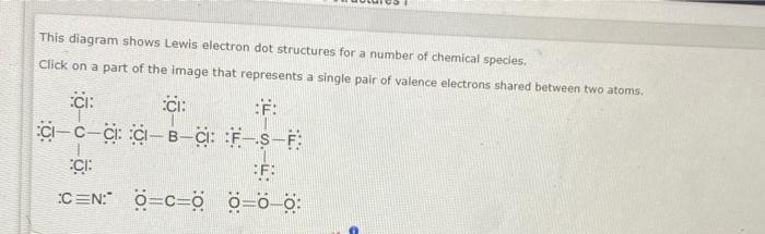 Solved This diagram shows Lewis electron dot structures for | Chegg.com
