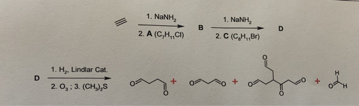Solved make a structure for A, B, C and D. provide | Chegg.com