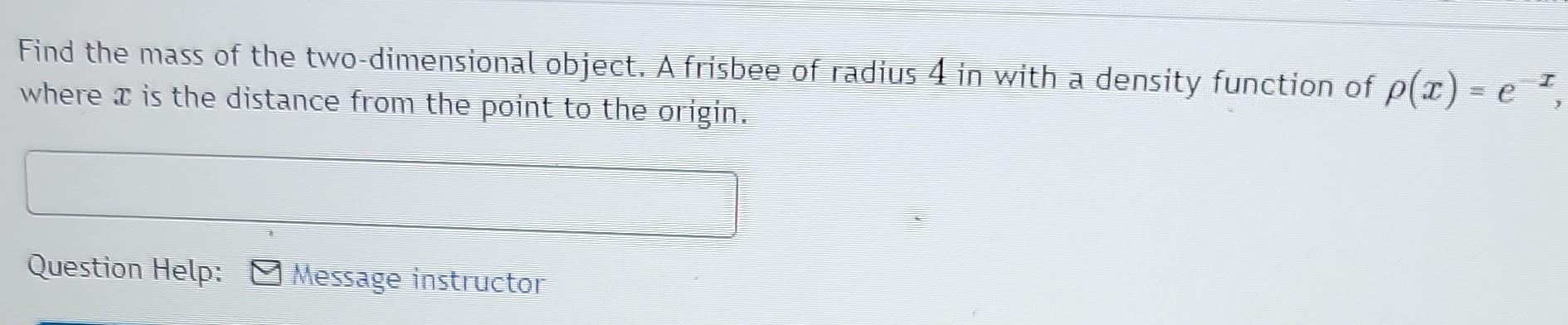 Solved Find The Mass Of The Two-dimensional Object. A | Chegg.com