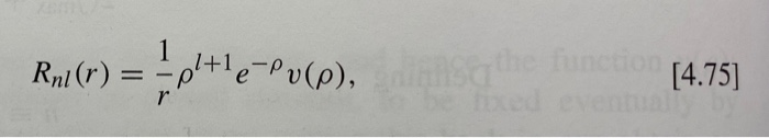 Solved A2. Power series recursion relation for the hydrogen | Chegg.com