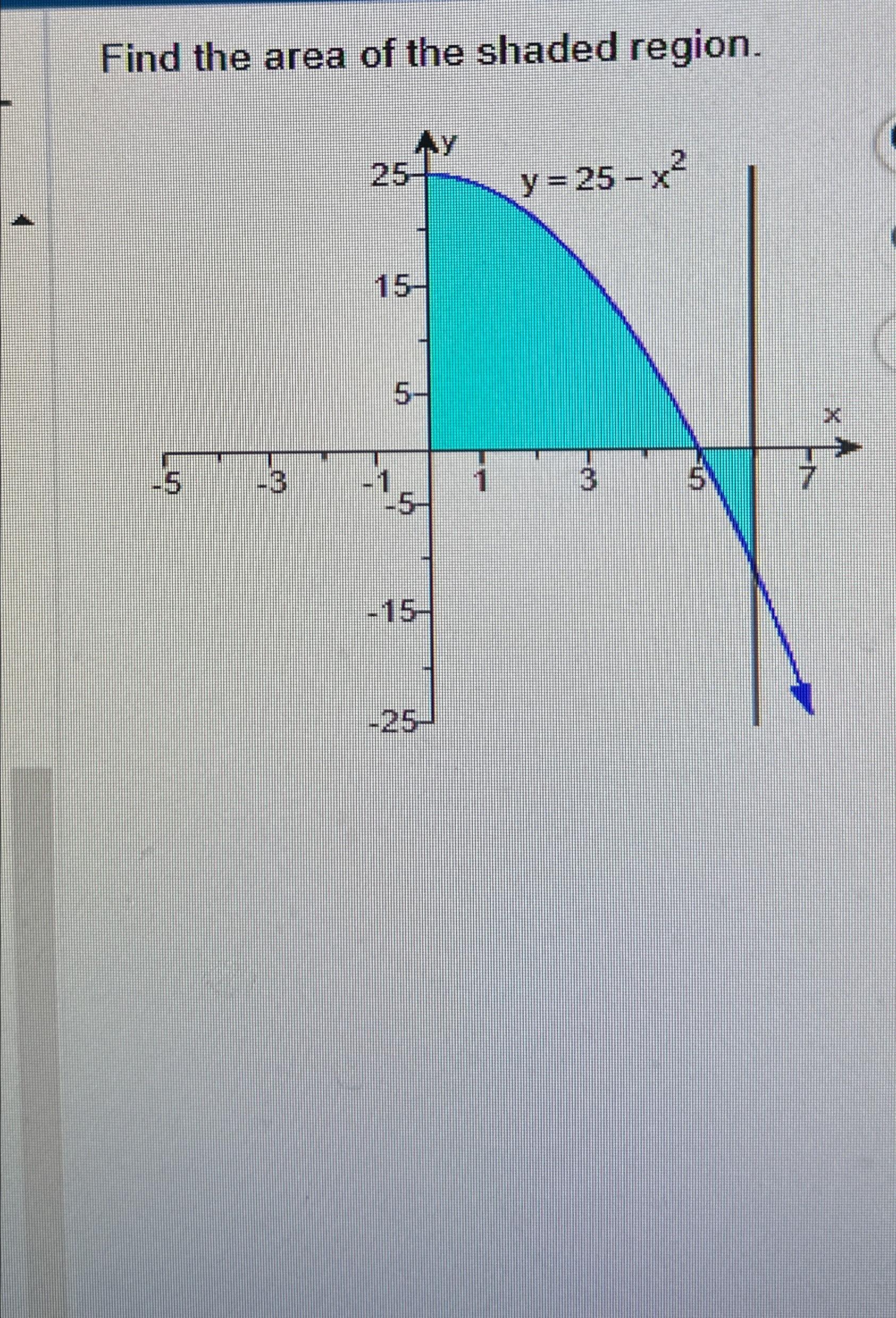 Find The Area Of The Shaded Region Chegg - 03ybtsv