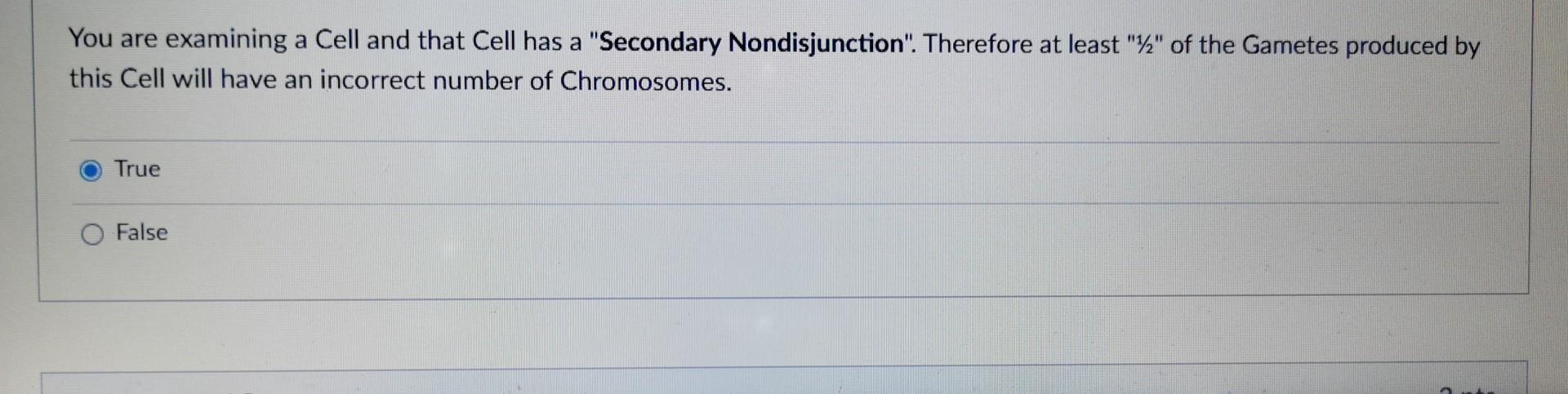 Solved You are examining a Cell and that Cell has a | Chegg.com