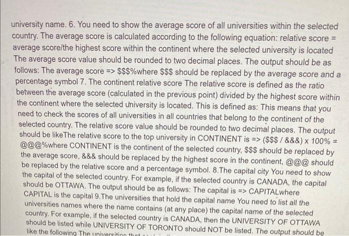 Solved A1You are provided with three files: TopUni.csv, | Chegg.com