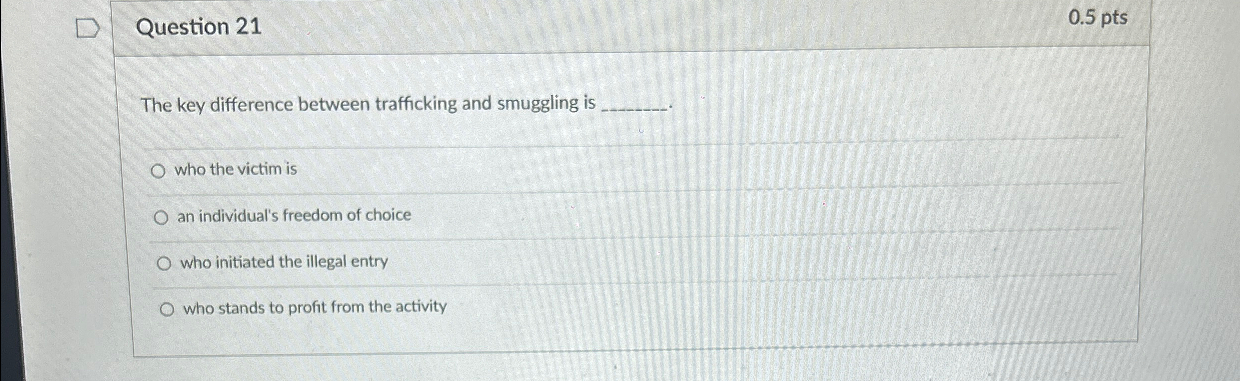 Solved Question 210.5ptsThe key difference between | Chegg.com