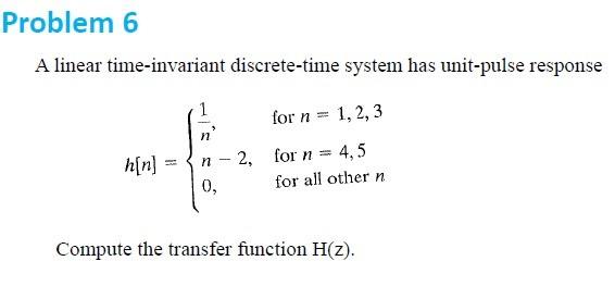 Solved Course: Linear Systems (Signals and Systems) Please | Chegg.com