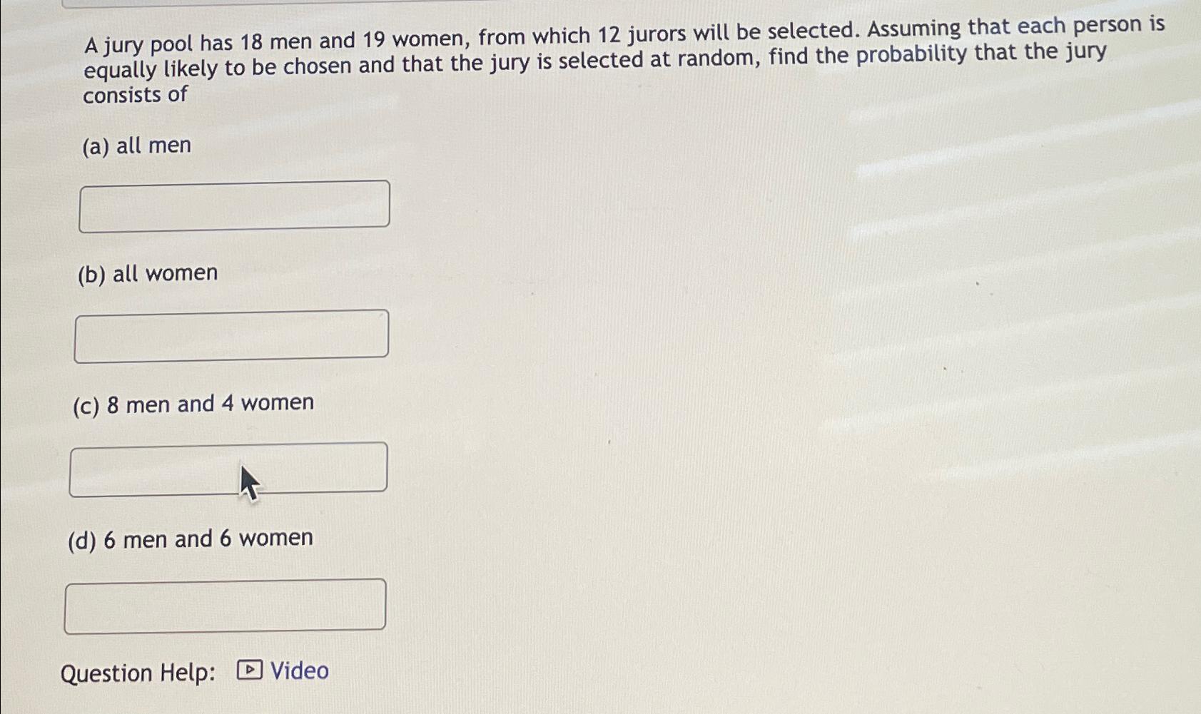 solved-a-jury-pool-has-18-men-and-19-women-from-which-12-chegg