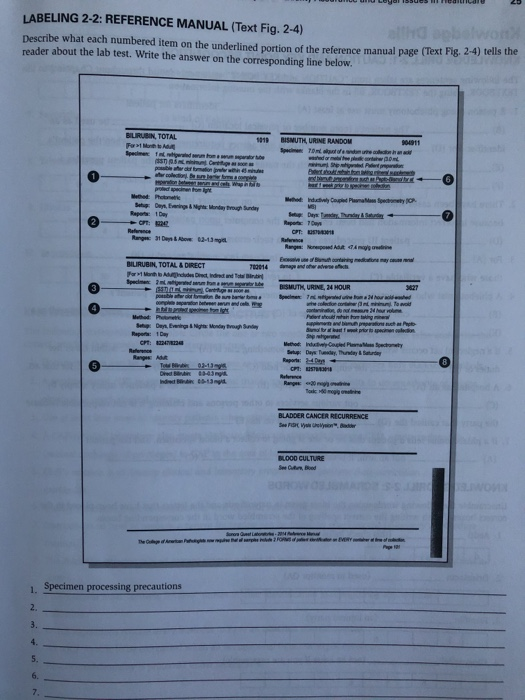Labeling 2-2 Reference Manual Answers