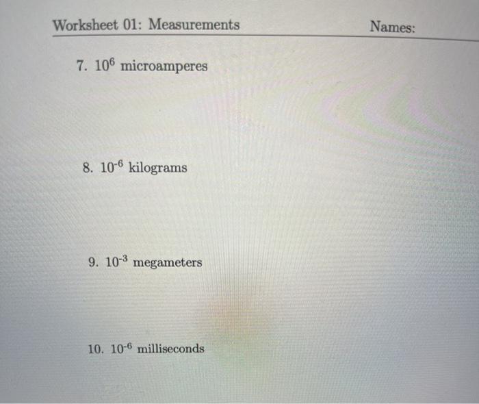 Solved Si Units Quantity Unit Length Meter Mass Kilogram Chegg Com