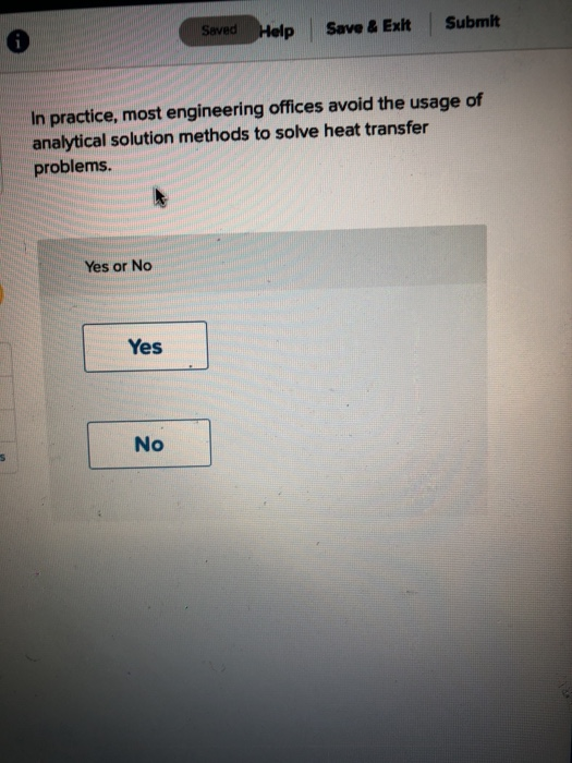 Solved Saved Help Submit Save & Exit i In practice, most | Chegg.com