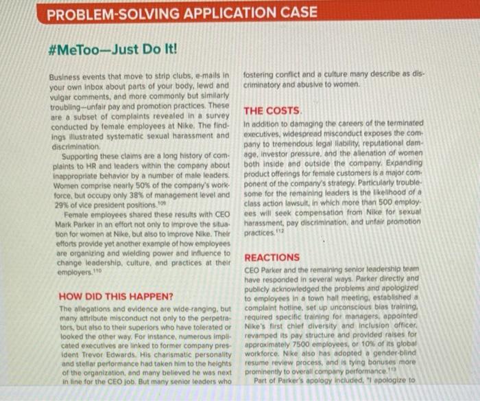 problem solving application case metoo just do it