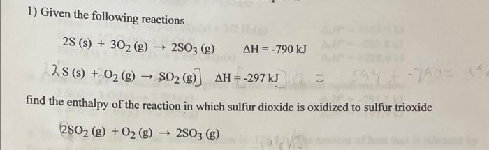 Solved I know that the answer is -196 kJ but i am not sure | Chegg.com