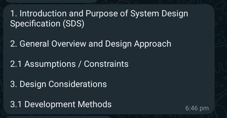 Solved 1. Introduction and Purpose of System Design | Chegg.com