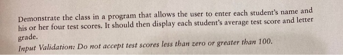 Solved tly grading scale to assign a letter grade to a | Chegg.com