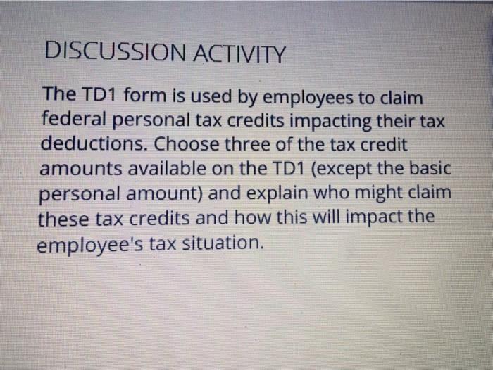 td1 form basic personal amount 2023