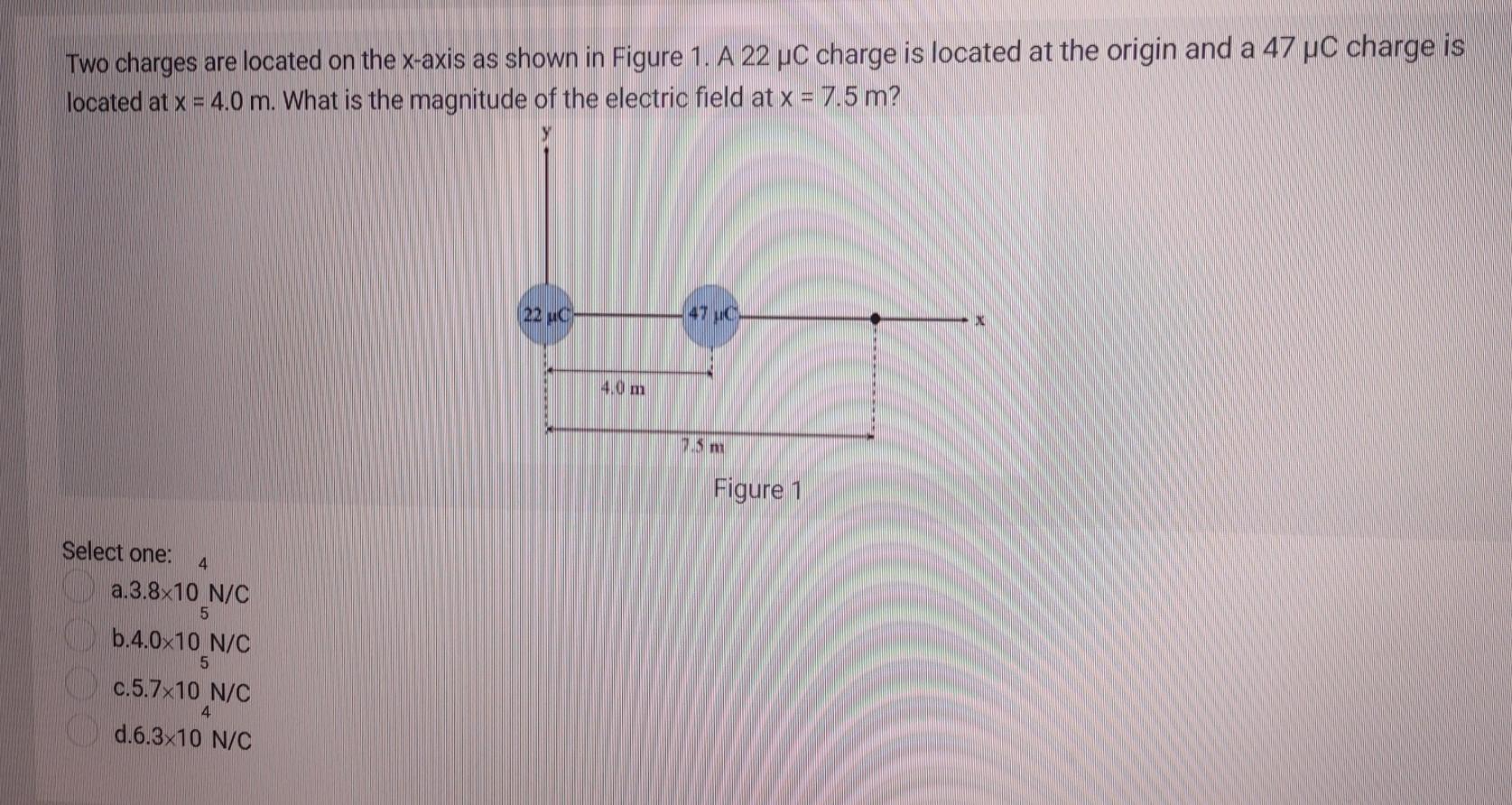 Solved Two charges are located on the x-axis as shown in | Chegg.com