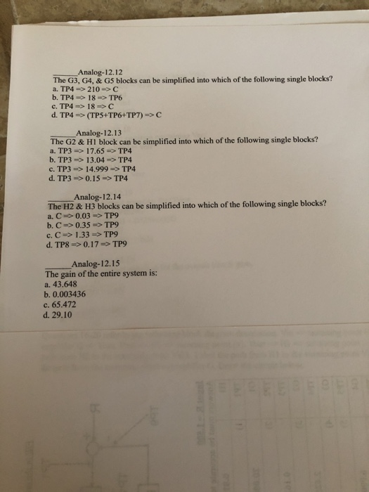 Solved Questions 1-15 refer to the figure below. Fill in the | Chegg.com