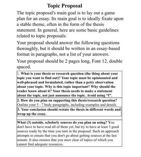 how to start a proposal essay