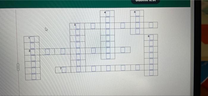 Solved Complete the crossword puzzle that follows Across: Chegg com