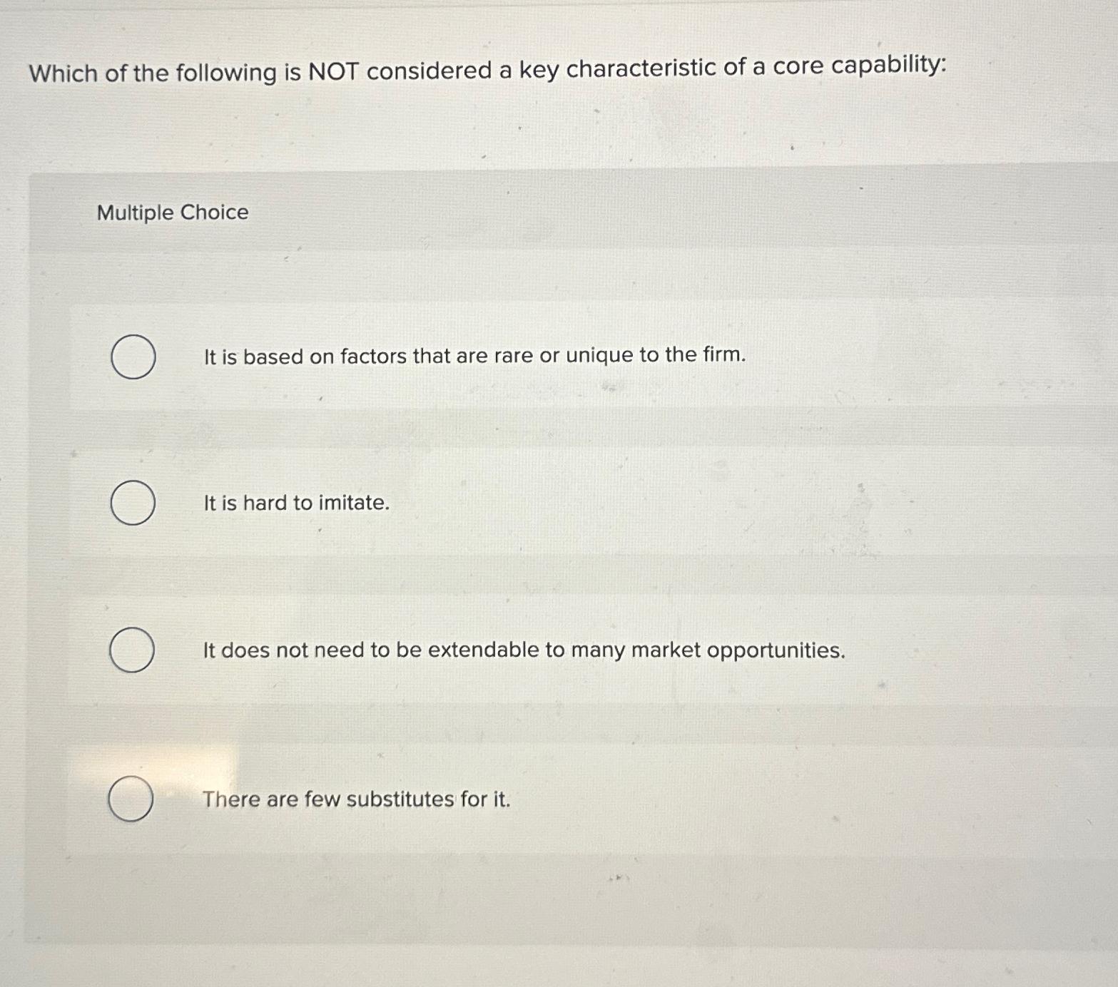 Solved Which of the following is NOT considered a key | Chegg.com