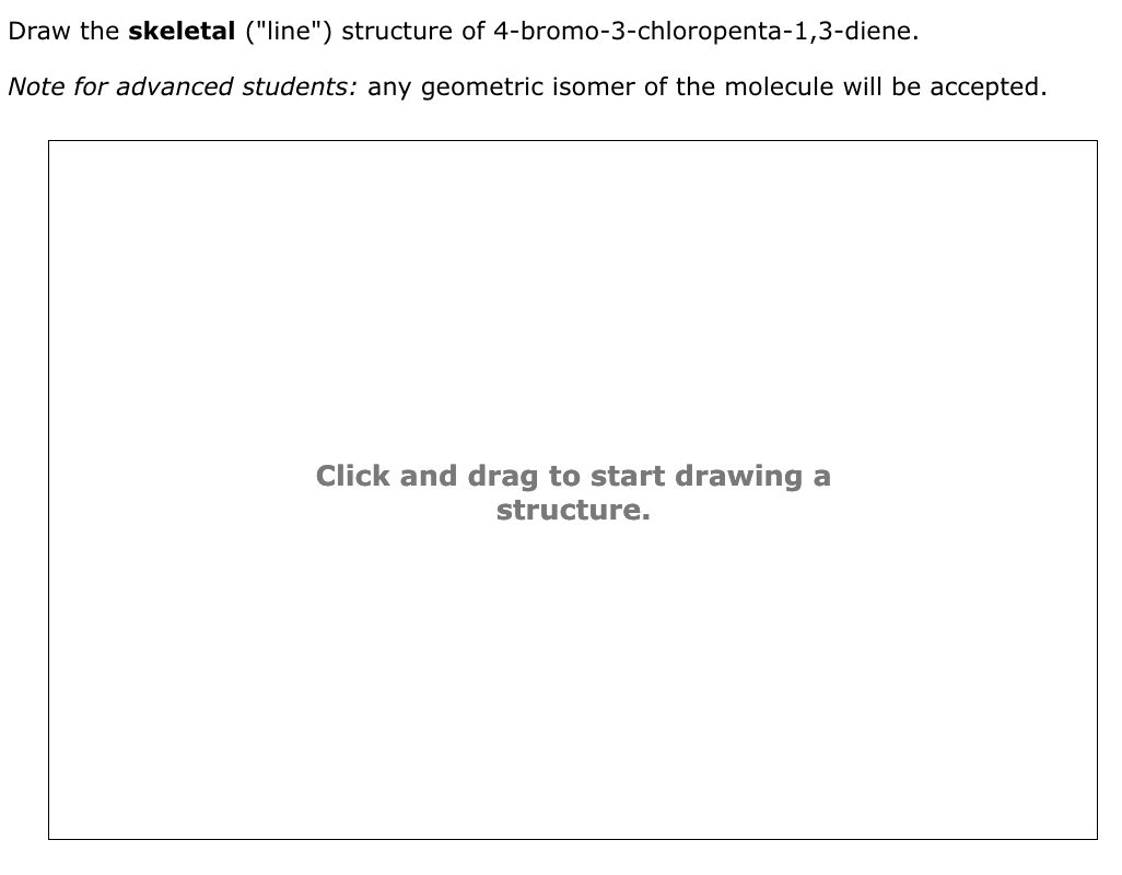 Solved Draw The Skeletal Line Structure Of Chegg Com