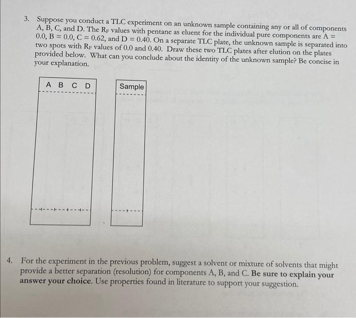 errors in tlc experiment