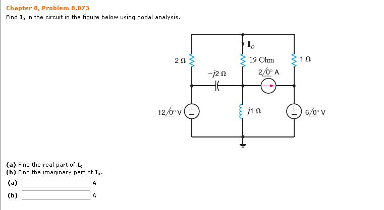 Solved Find I0 In The Circuit In The Figure Below Using