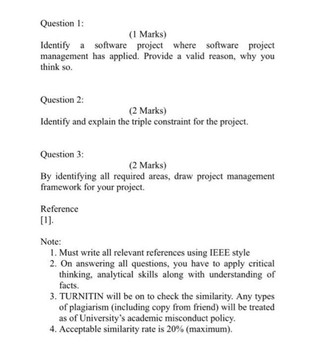 software project research questions