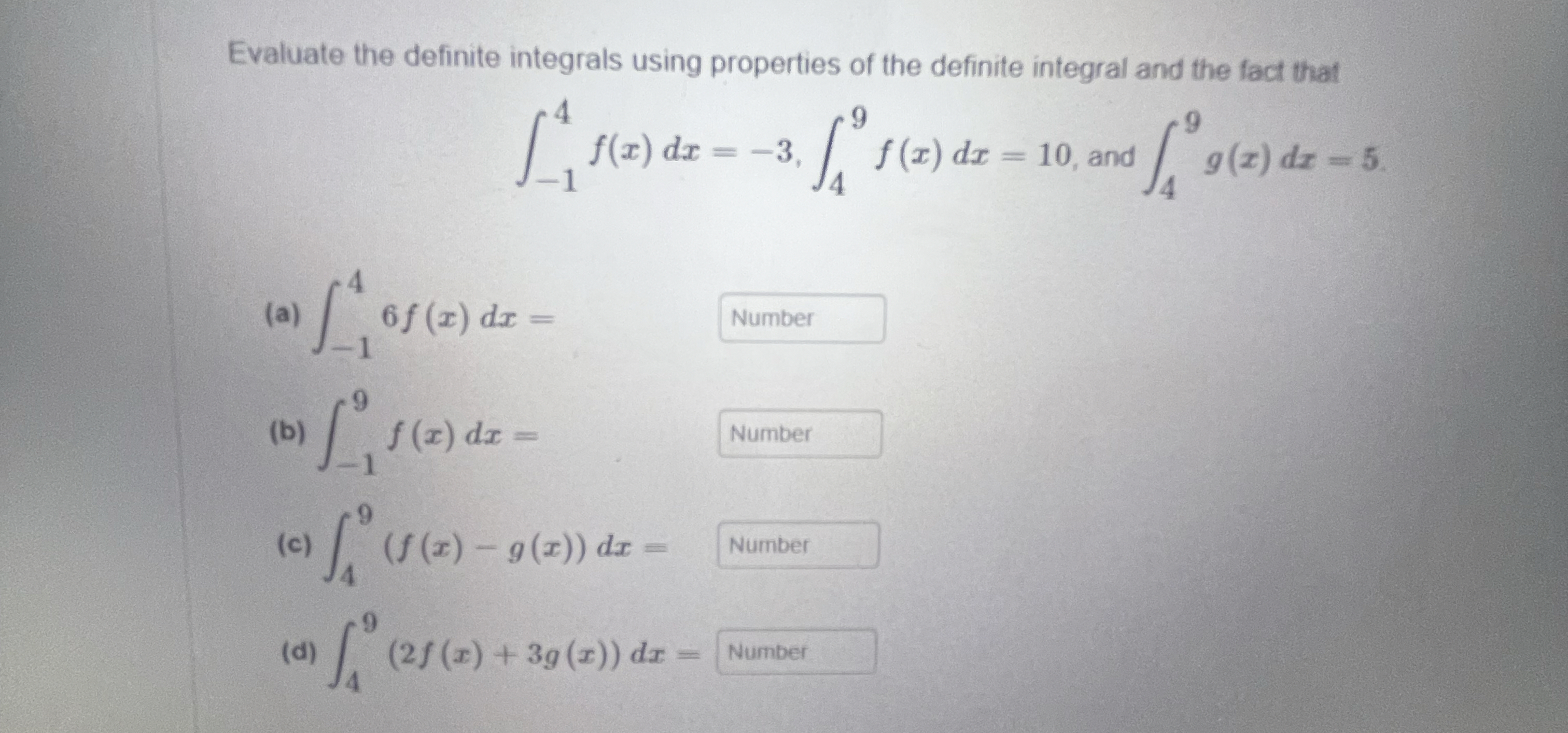 Solved Evaluate the definite integrals using properties of | Chegg.com