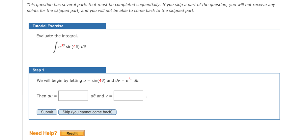 Solved This question has several parts that must be | Chegg.com