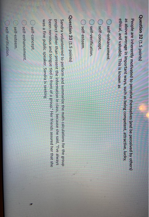 Solved Question 30 (1.5 points) Which of the following is | Chegg.com