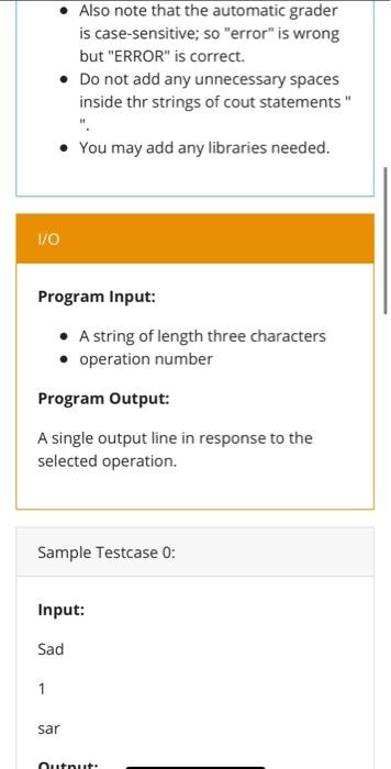 Solved You are asked to write a program which allows the | Chegg.com