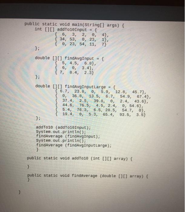 project stem assignment 9 2d arrays