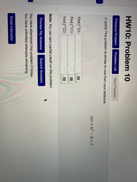 Solved HW10: Problem 10 Previous Problem Problem List Next | Chegg.com