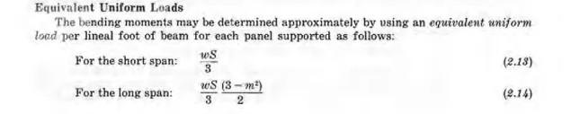 Solved Equivalent Uniform Loads The bending moments may be | Chegg.com