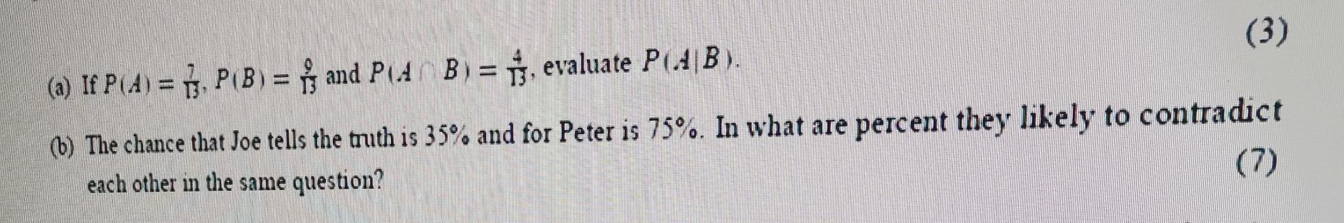 Solved A п їif P A 713 P B 913 п їand P Aв B 413 п їevaluate Chegg Solved A п їif P A 713 P B 913 п їand P Aв B 413 п їevaluate Chegg