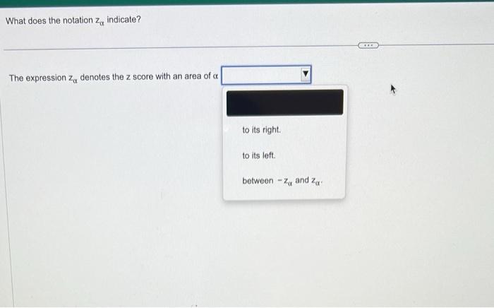 What Does the Notation Z Subscript Alpha Indicate: Key Statistical Insight