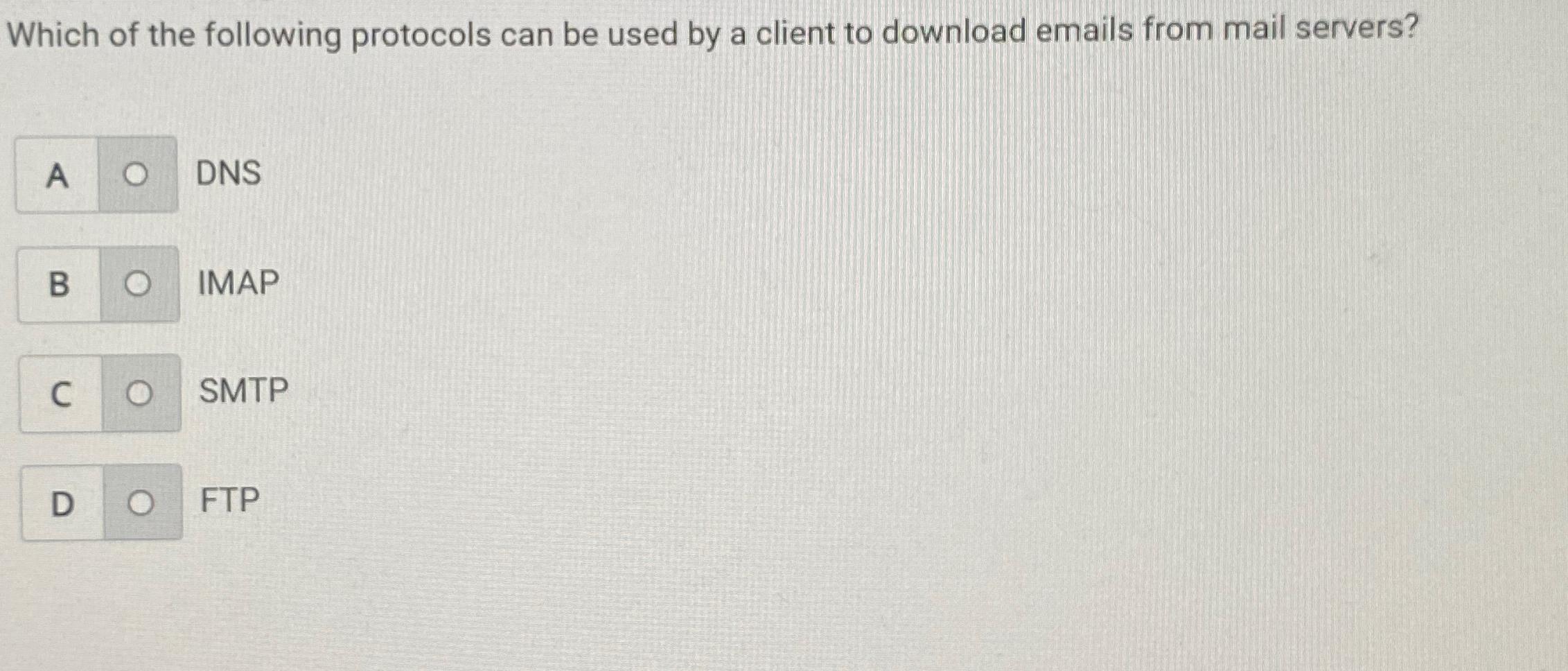 what protocol is commonly used for sending emails between mail servers