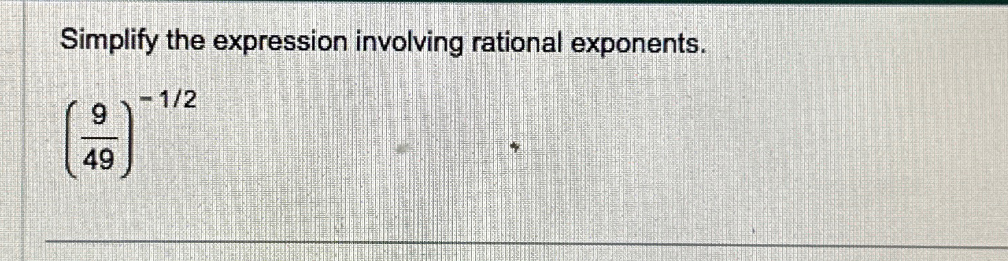 Solved Simplify the expression involving rational | Chegg.com